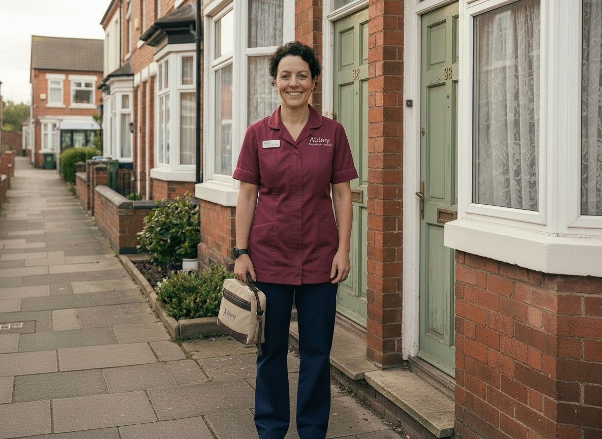 Abbey Support & Services carers providing a range of home care services in Leicester โ personal care, companionship and specialist support across Leicestershire